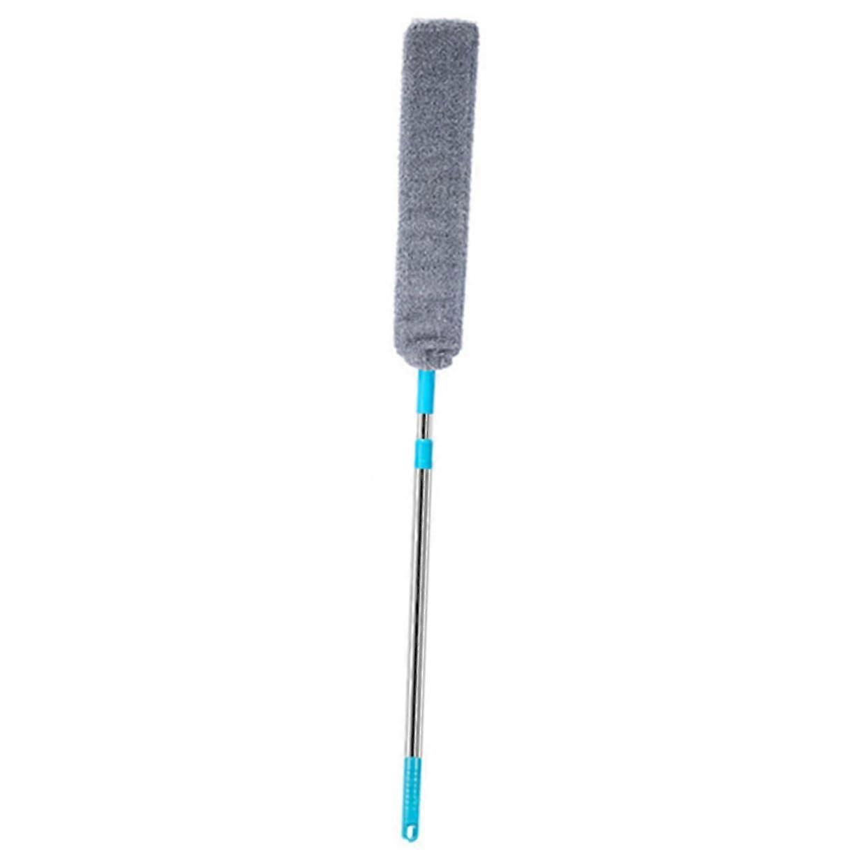 Reusable Long Handle Microfiber Duster Flexible Flat Design for Under Bed and  Ceiling Cleaning