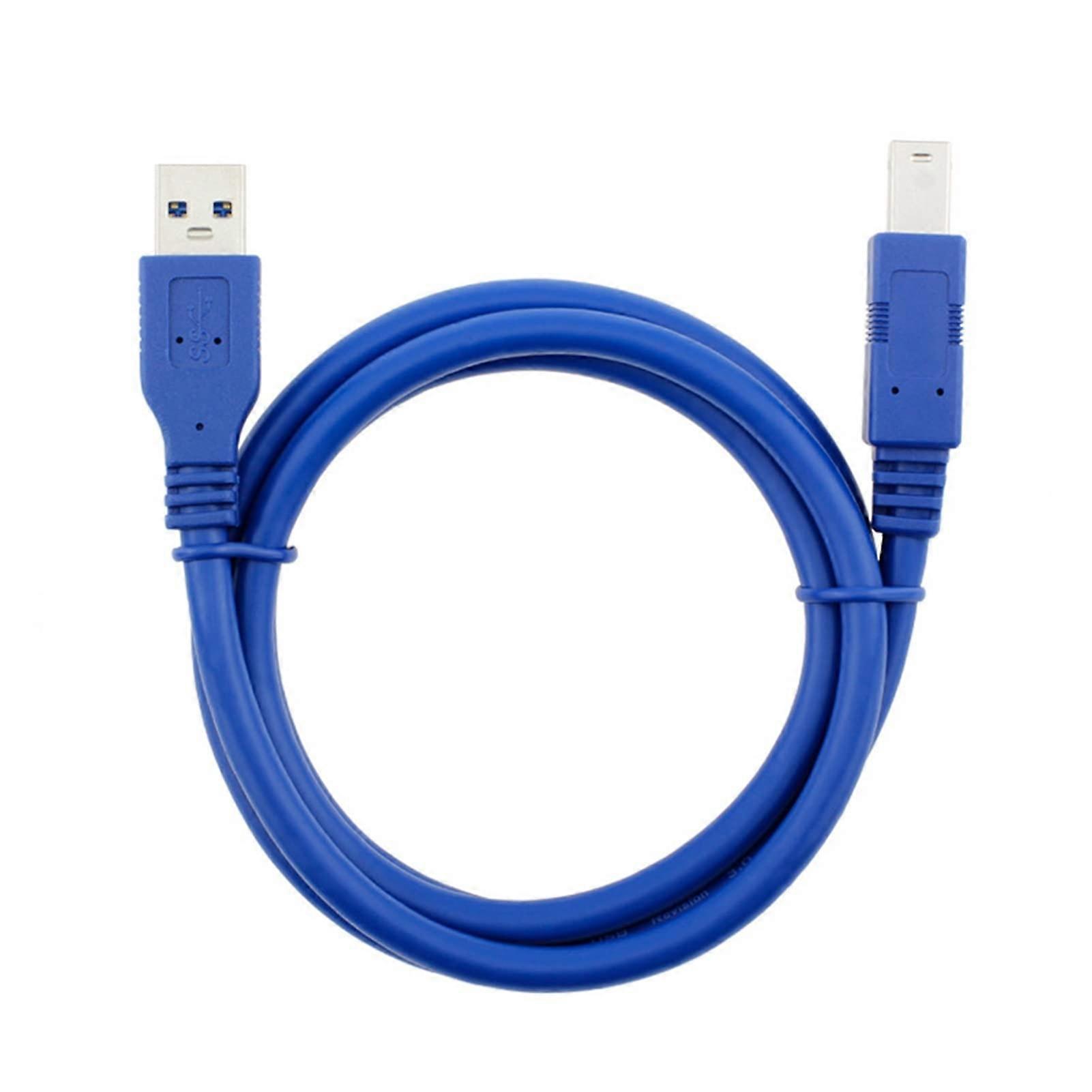 USB 3.0 Printer Cable 1.8m  Speed 5Gbps A to B Male for Printer HDD SSD Enclosure