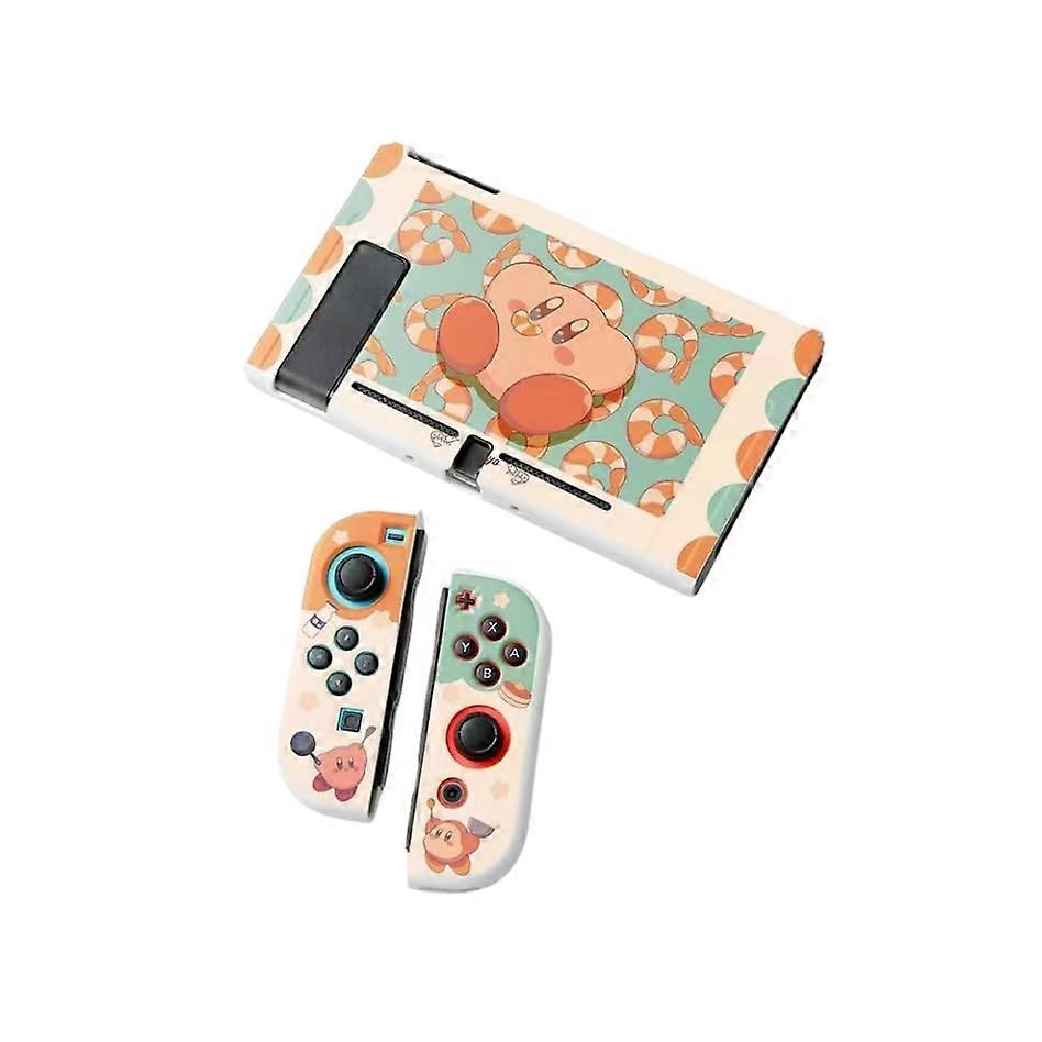 Case for Nintendo Switch OLED Pink Mint Green Cute Cartoon Full Coverage ScratchResistant Cover