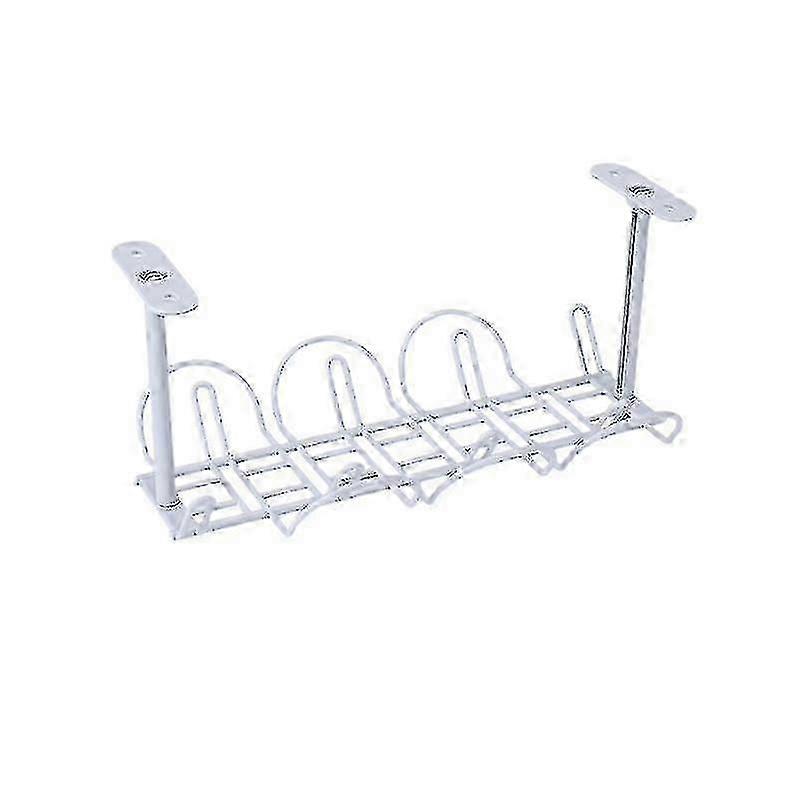 Desk Cable Management Tray Under Table Socket Hang Holder Power Strip Storage Rack