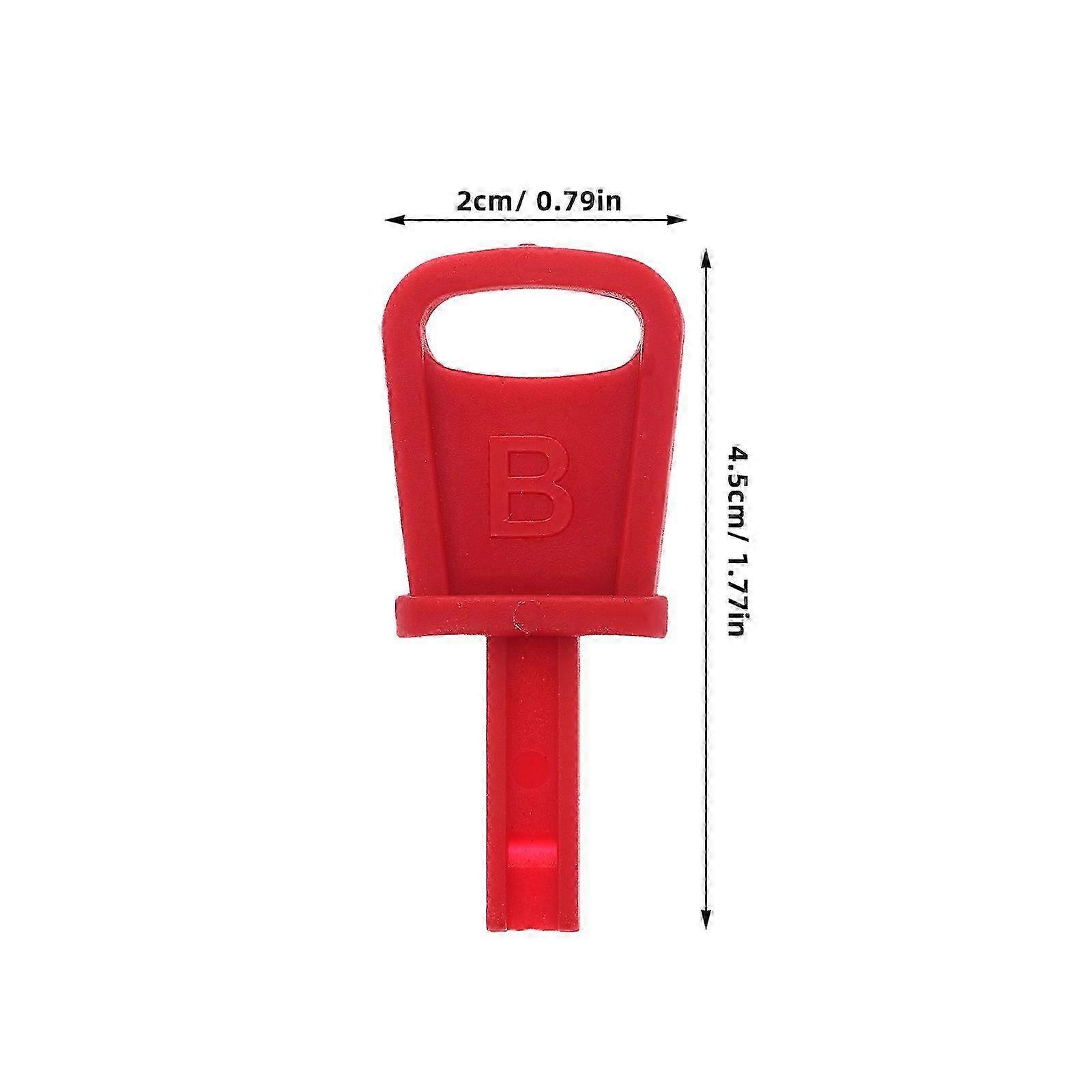 Snowthrower Ignition Key compatible Replacement 4Pcs Red PP Accessory