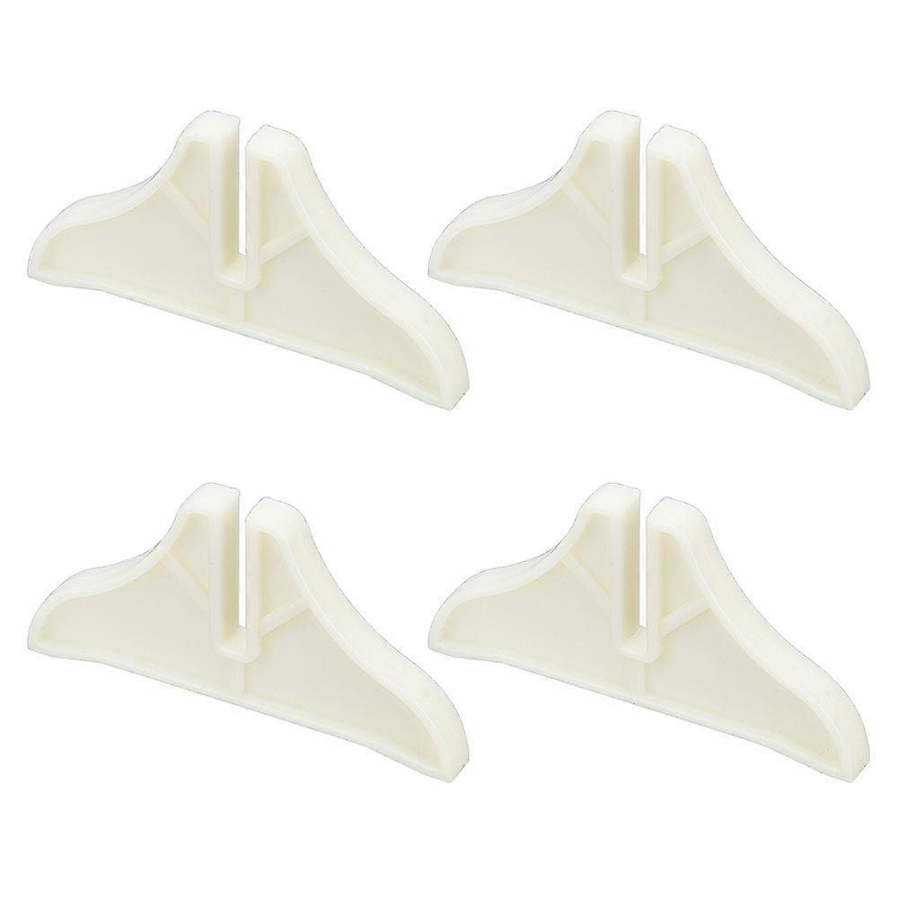 Plastic Triangle Buckle Angle Buckles Clip for Background Fastening Cornsilk 42x90x8mm 2pcs/set
