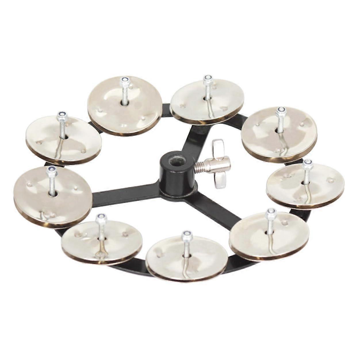 Copper Hihat Cymbal Bell with Bright Tone and Durable Construction for Drum Kit Accessory