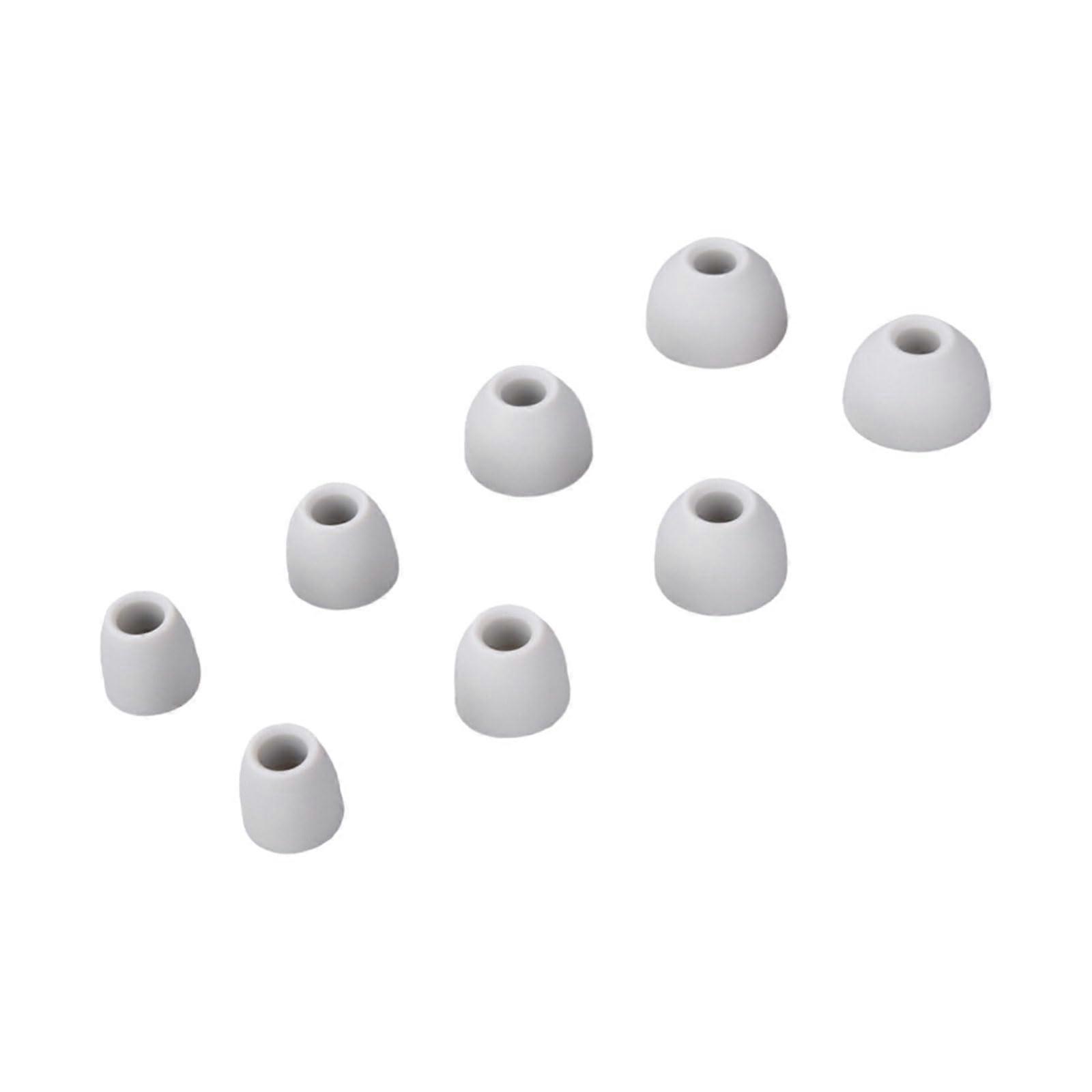 Silicone Ear Tips for E8 Earphones, Comfortable Secure Fit, Noise Reduction, 4 Pairs