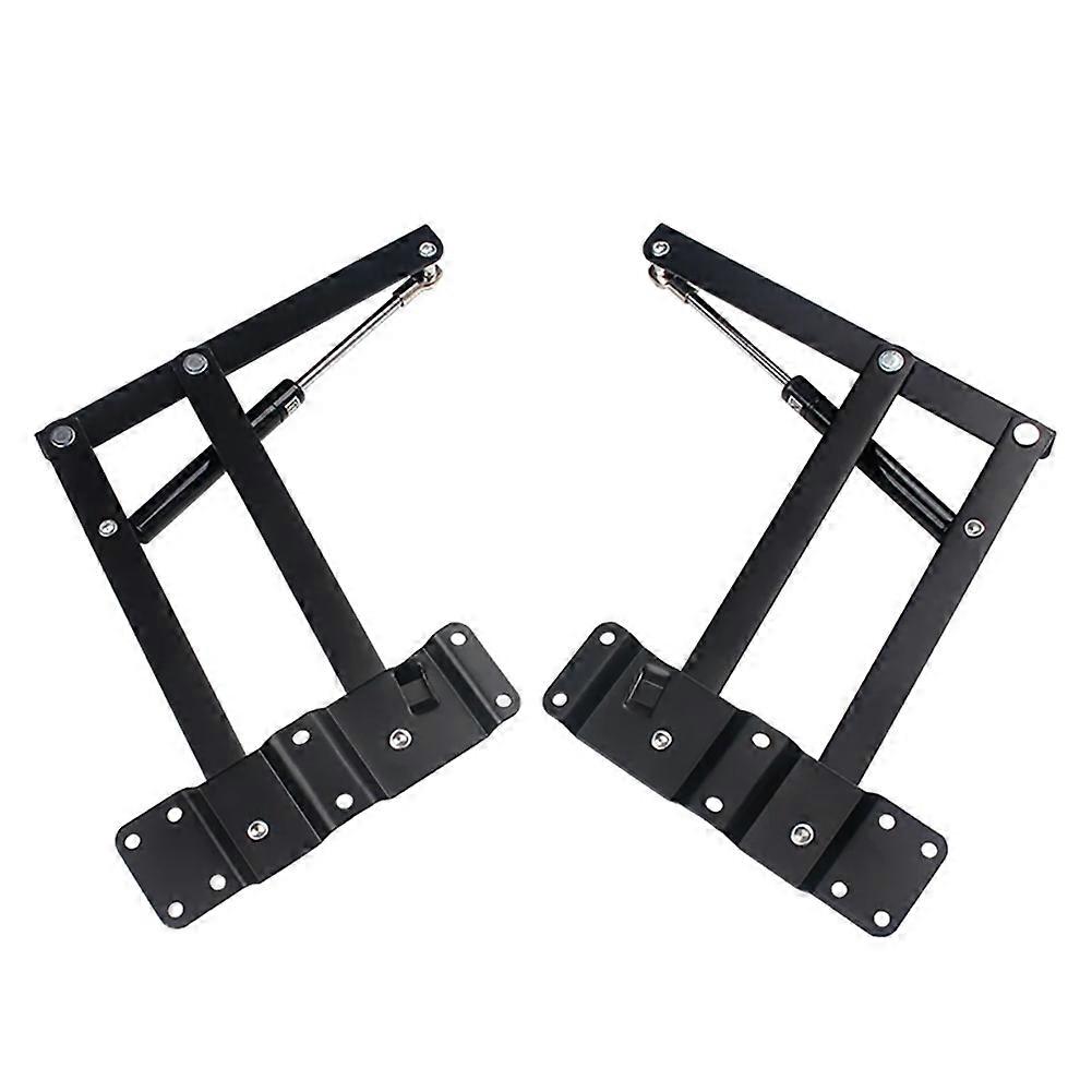 80N Hydraulic Coffee Table Rack with Movable Lifting Bracket and Adjustable Height