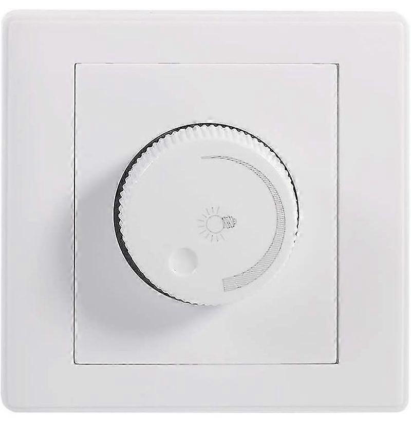 Dimmer Switch - Convenient Wall Push On/Off Rotary LED Dimmer Lamp Brightness Controller