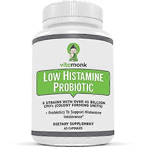Low Histamine Probiotics by VitaMonk™ 60 Capsules
