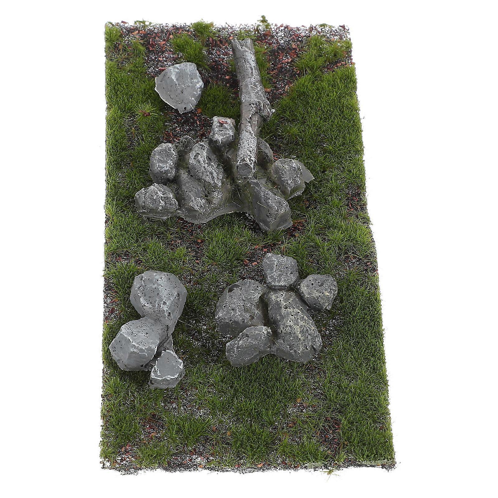 Nylon Turf Mat Artificial Decoration for Sand Table Model Multi Color