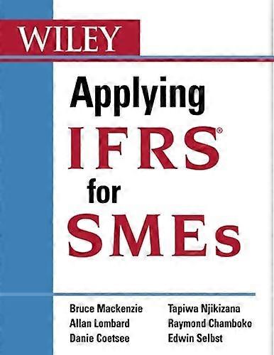 Applying IFRS for SMEs
