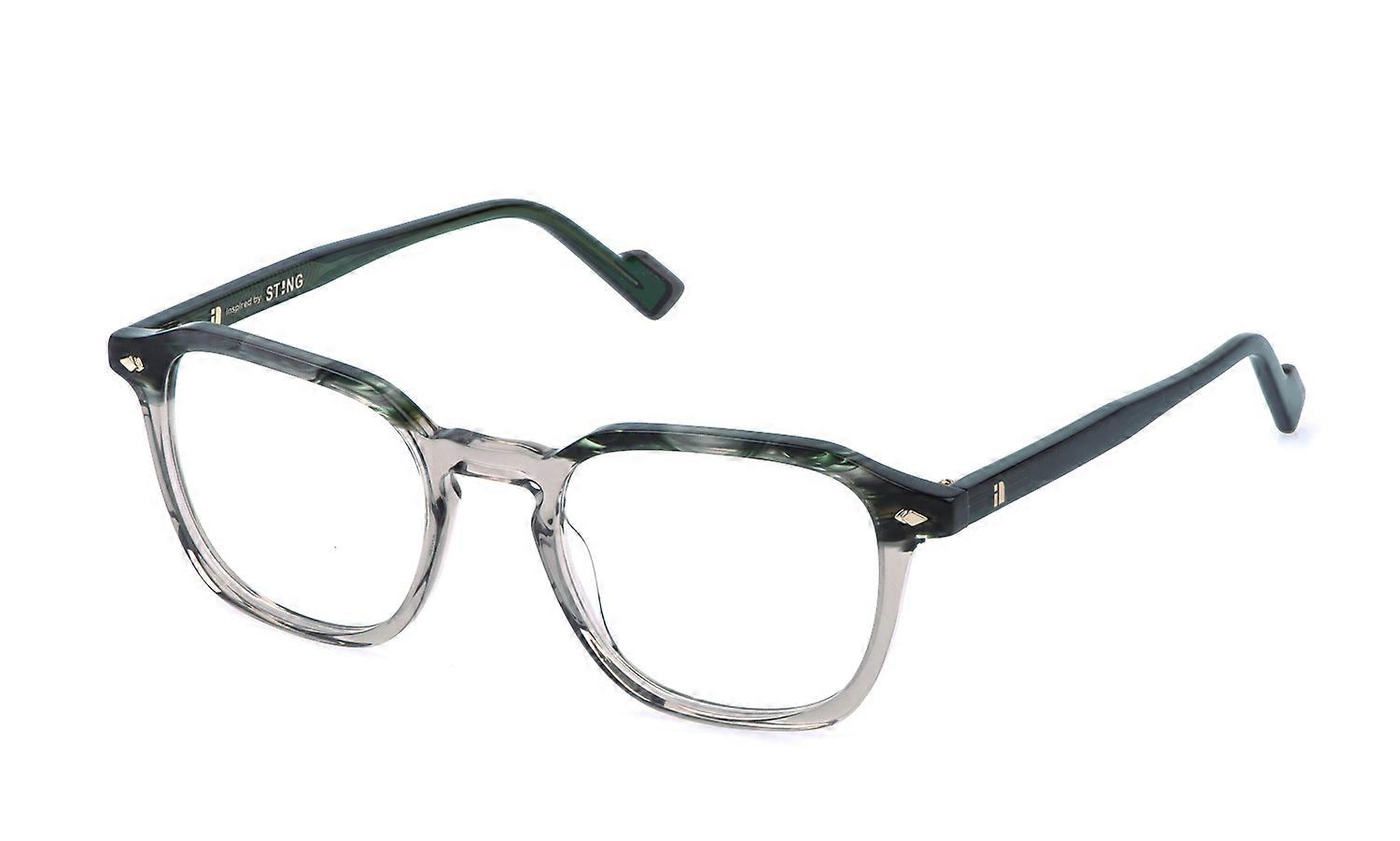Eyewear Frames Sting VST589 07T1 BEIGE Transparent 50/20/145 MAN