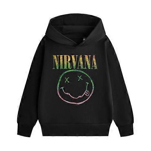 Nirvana Childrens/Kids Rainbow Hoodie