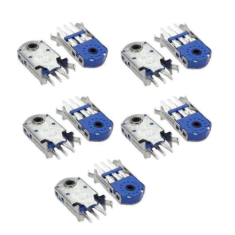 10pcs Mouse Wheel Encoder Blue Core 12.6mm