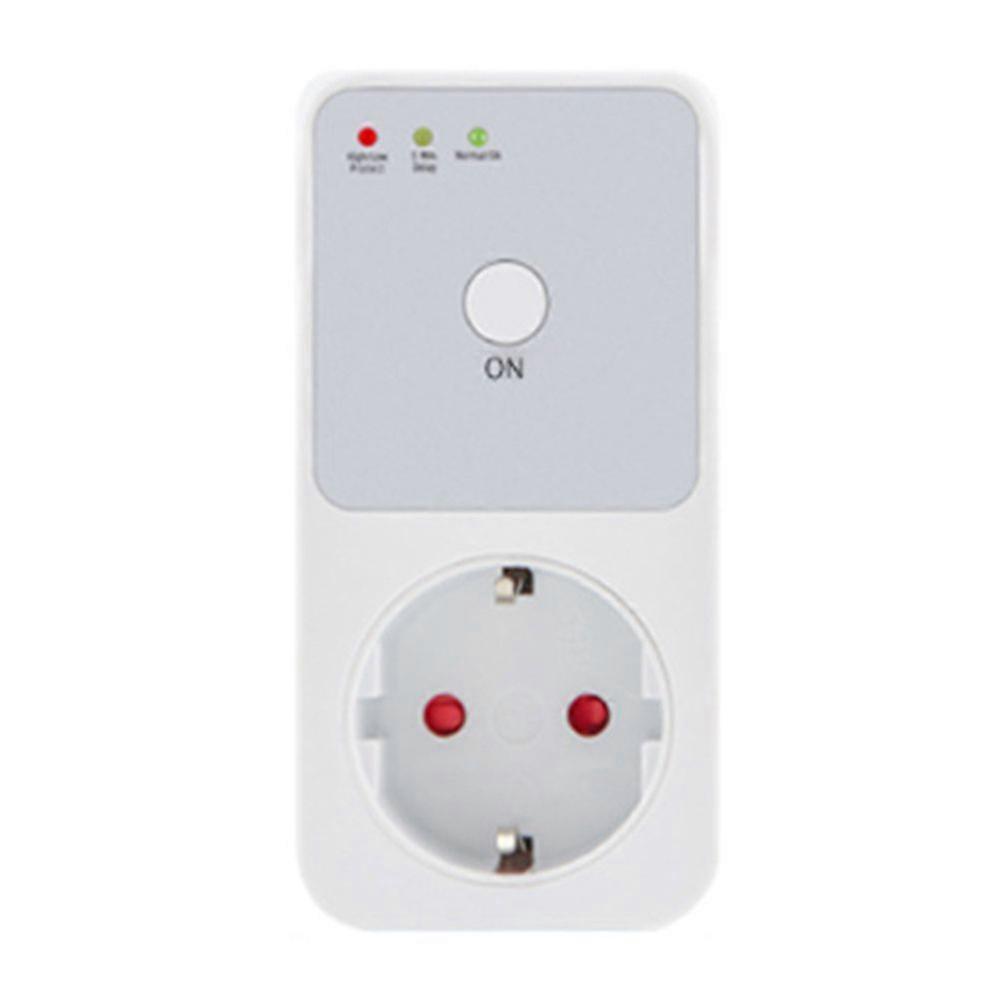 US Plug Electronic Digital LCD Display Circuit Overload Current Limit Voltage Protection Plug Switch