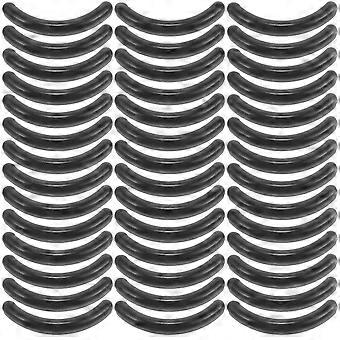 50pcs Refill Pads for Eyelash Curler Best Replacement Rubber Cushions Washable for Mascara Eyeliner or Glue Smudged Lashes (Black)