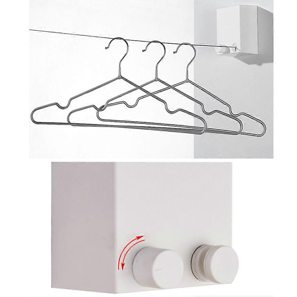 Clothesline Retractable Hanging Clothes Line Drying Rack