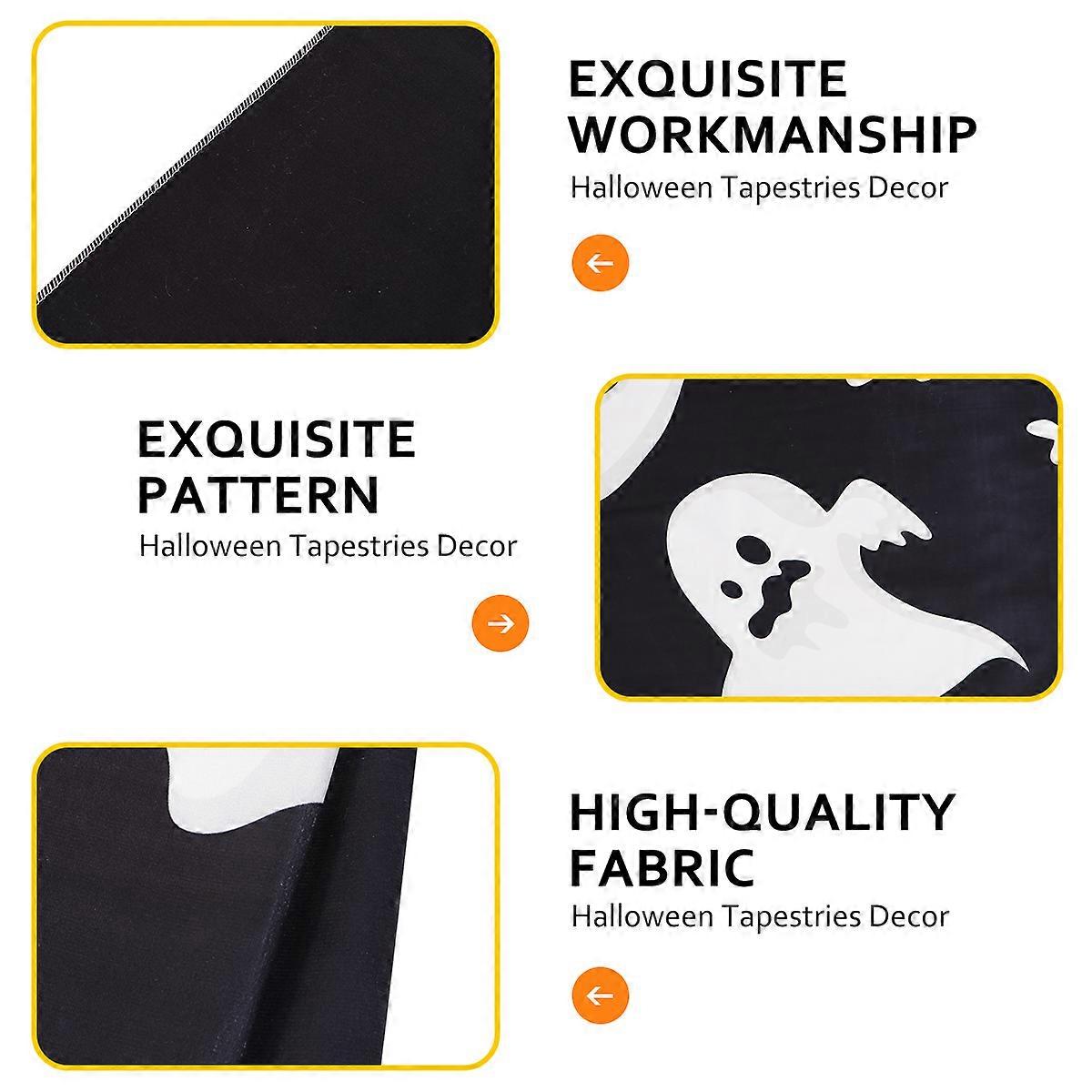 Halloween Ghost Tapestry Backdrop Wall Hanging for Decoration
