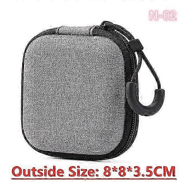 Portable Storage Bag, Compact and Practical, N-02 Model, Data Cable Storage Pouch