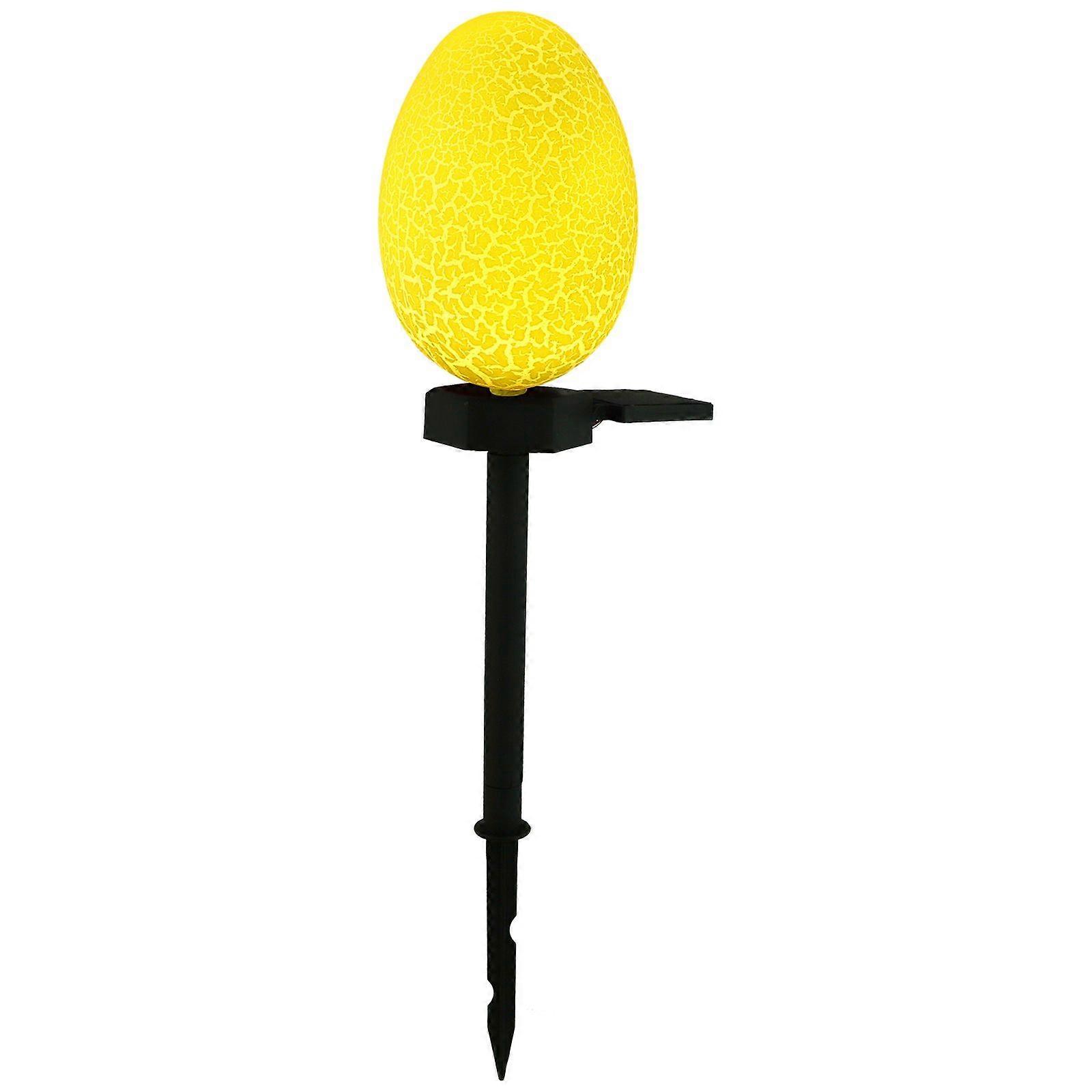 Easter Solar Light Outdoor Egg Light Easter Light Easter Light Outdoor Solar Light Decor Yellow
