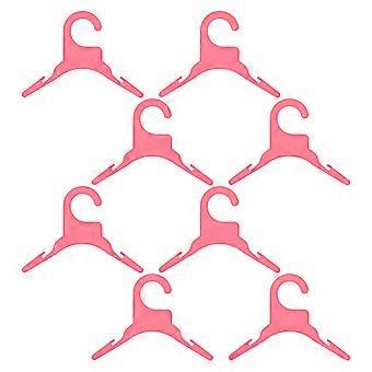 Pet Clothing Hanger Plastic for Drying Clothes 8Pcs Pink Dog Clothes Hangers