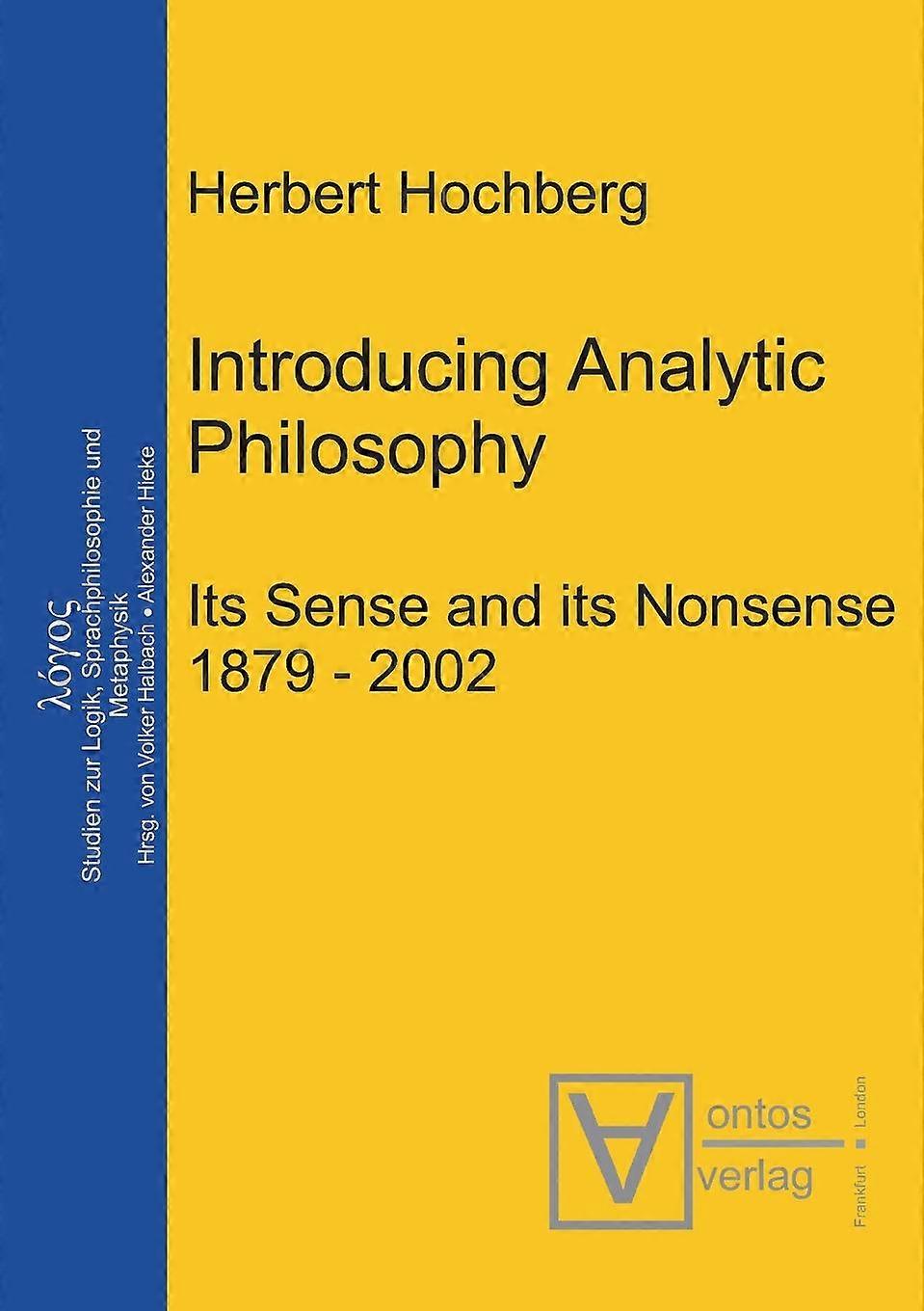 Introducing Analytic Philosophy - Herbert Hochberg - Paperback - en Book