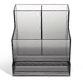 Nail Drill Holder Organizer for Storage with Plastic Material and Black Color