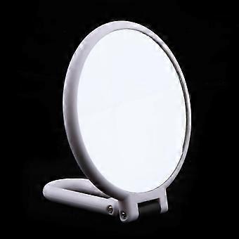 5 Pack Round Double-Sided Handheld Magnifying Makeup Mirror with Hanger Hole, Portable Folding Mirror for Travel