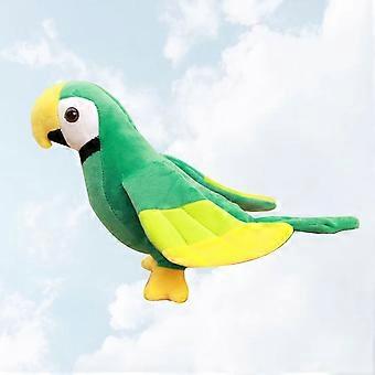 1 unidade de papagaio de pelúcia, brinquedo de pelúcia de pássaro de simulação, decoração de festa para crianças.