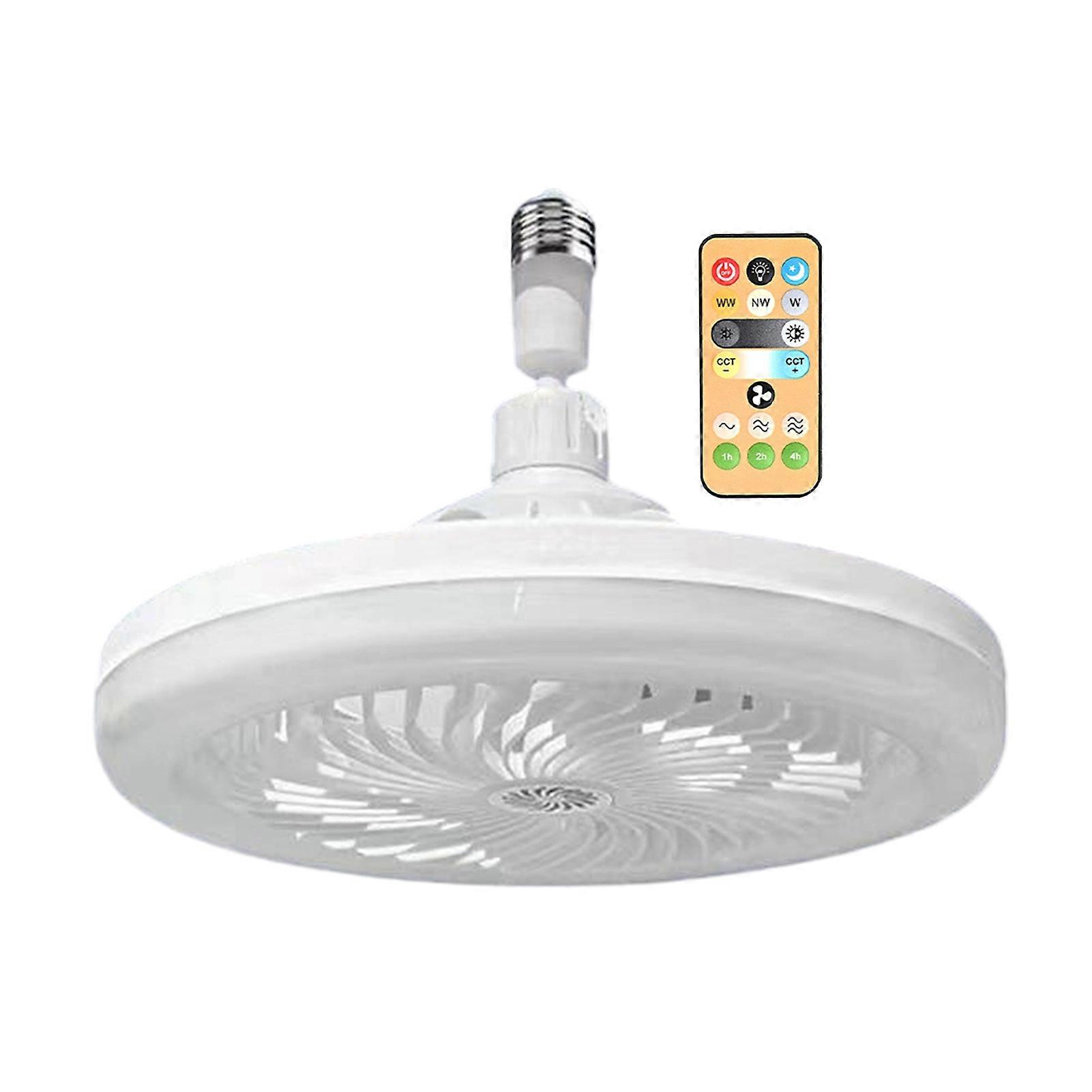 30W E27 Ceiling Fan - with Remote Control & Light - for Bedroom