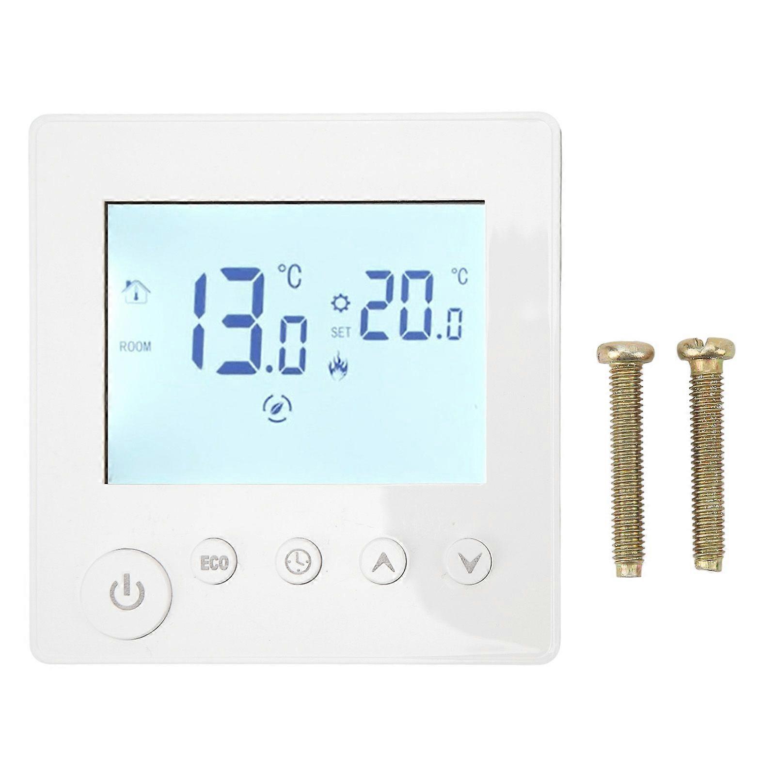 Floor Heating Thermostat Controller Programmable Control Panel LCD Display 90V240V for Home