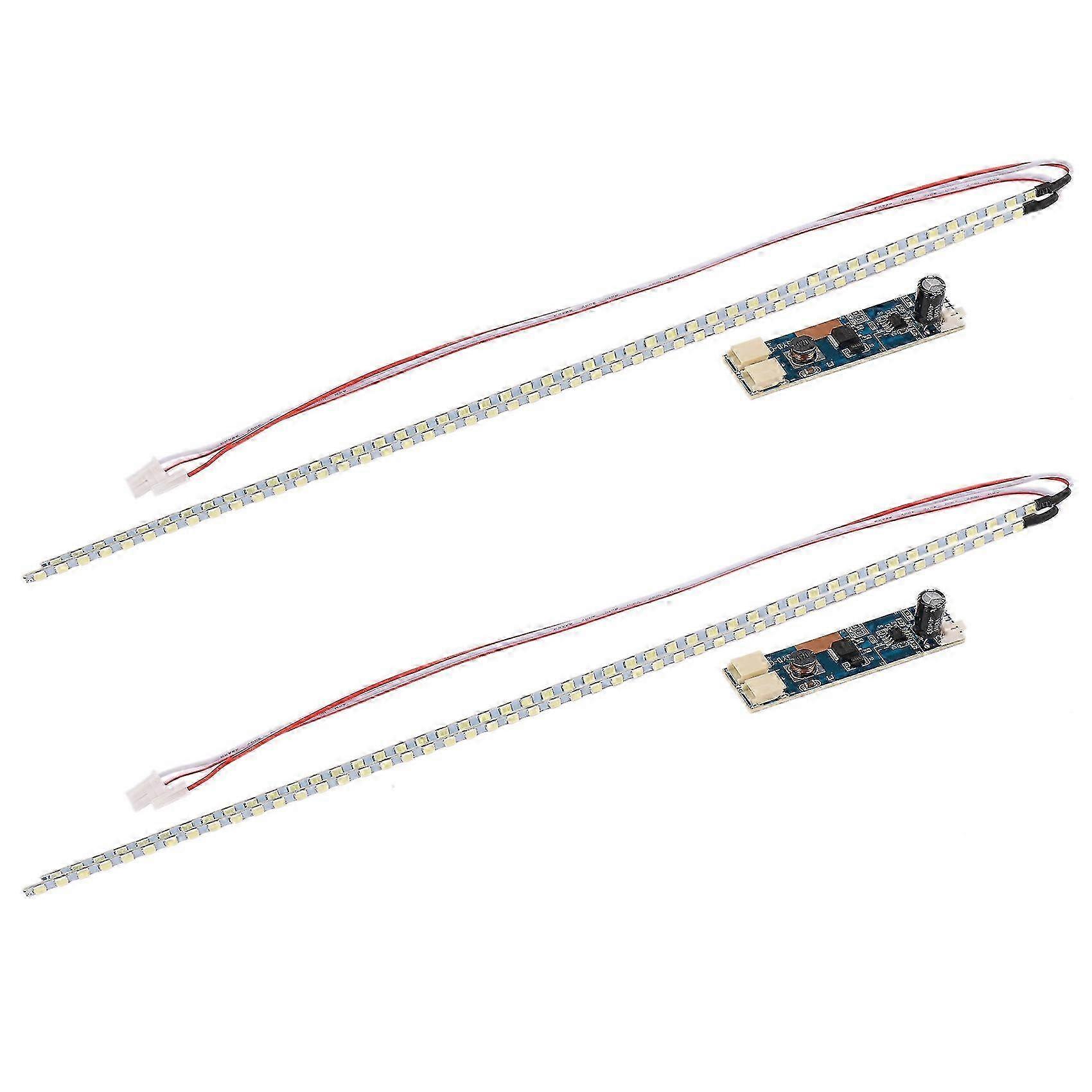 2X 315mm 15 Inch LCD Widescreen Dimmable Adjustable LED Lights Backlight Strip Kit