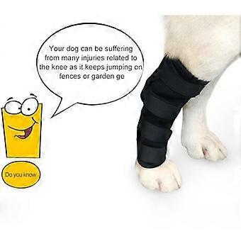 Almohadilla de soporte para rodilla de perro para protección de heridas y soporte de lesiones, 1 pieza