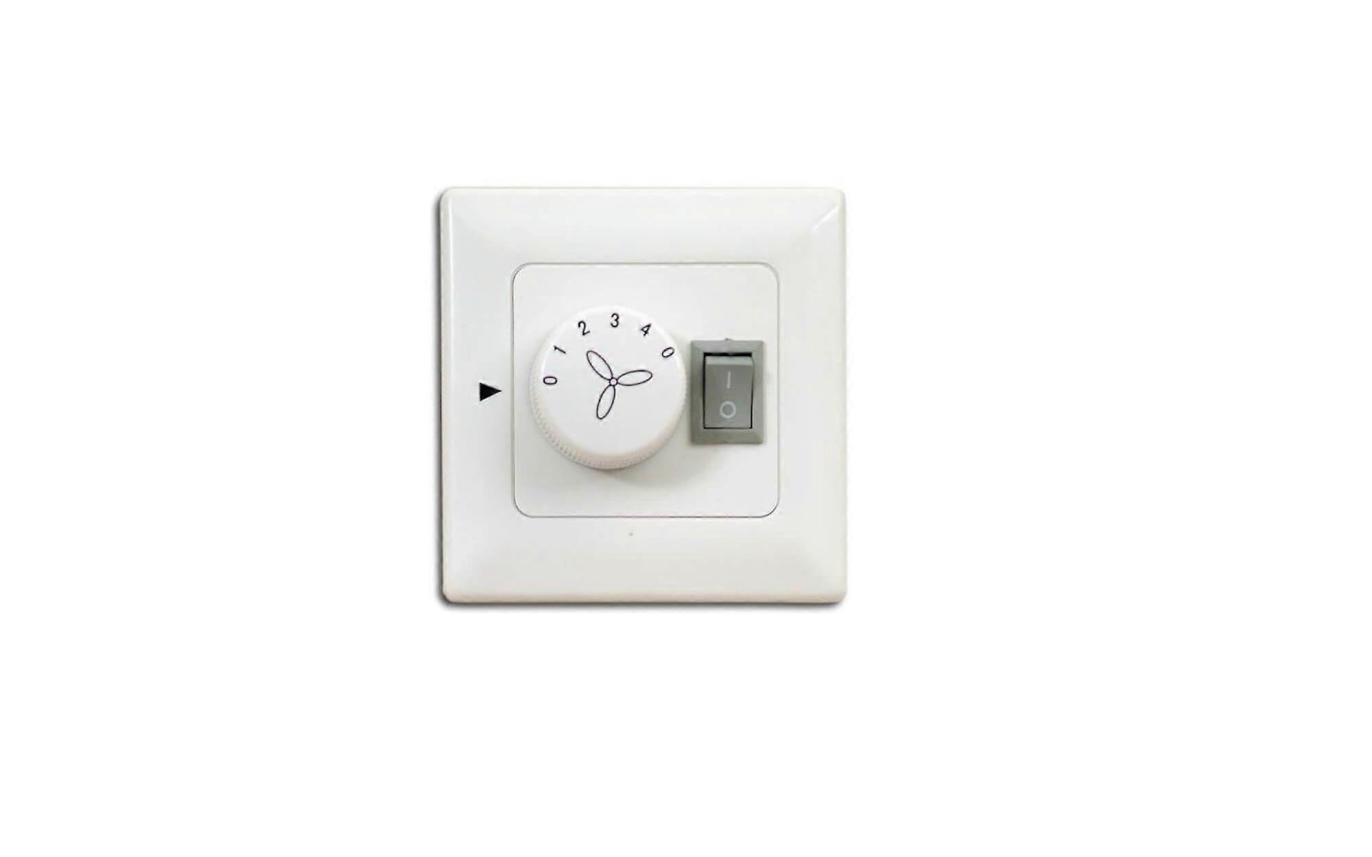 Wall switch / wall control for ceiling fans with lighting - flush mounted