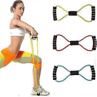 Fgao Figure 8 Rally Arm Bands Stretch Band Exercise Bands With Handles(black)