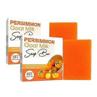 Persimmon Soap Bar for Old People Smell, Natural Deodorant Body Face Bar Soap for Body Odor Control, Remove Bad Body Odor-pws4
