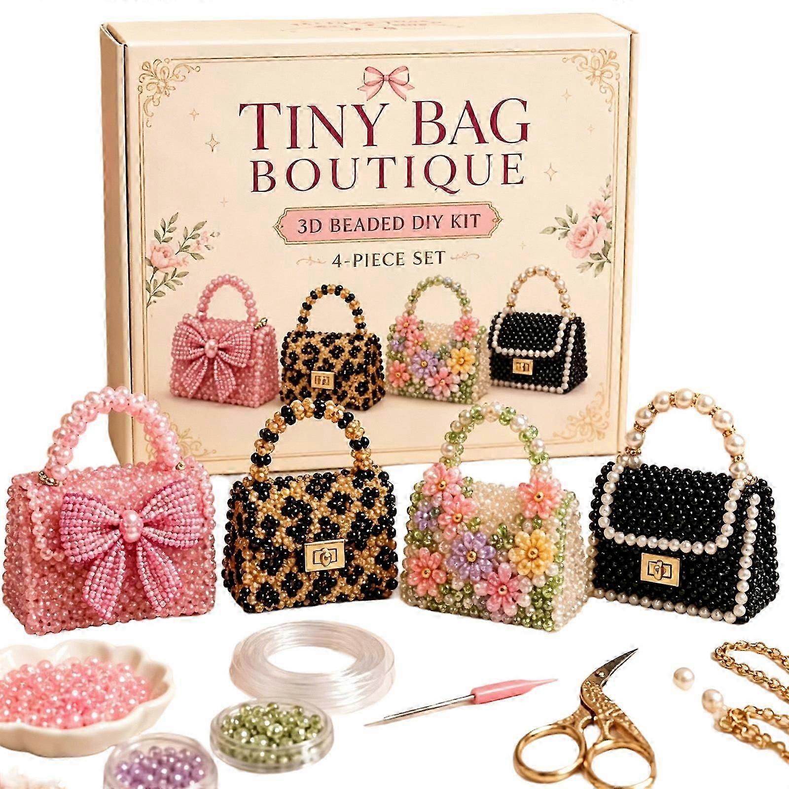 DIY 3D Creative Bead Embroidery Kit | Cute Bead Craft Set