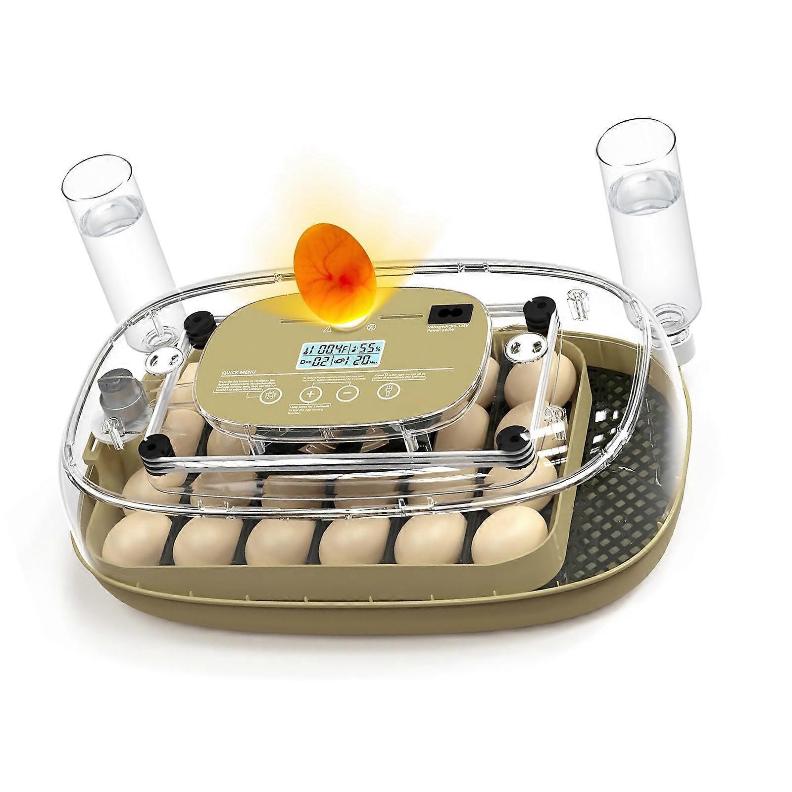 Small Sized Poultry Incubator With Precise Temperature Control And Effective LED Light Ventilation System Multicolor