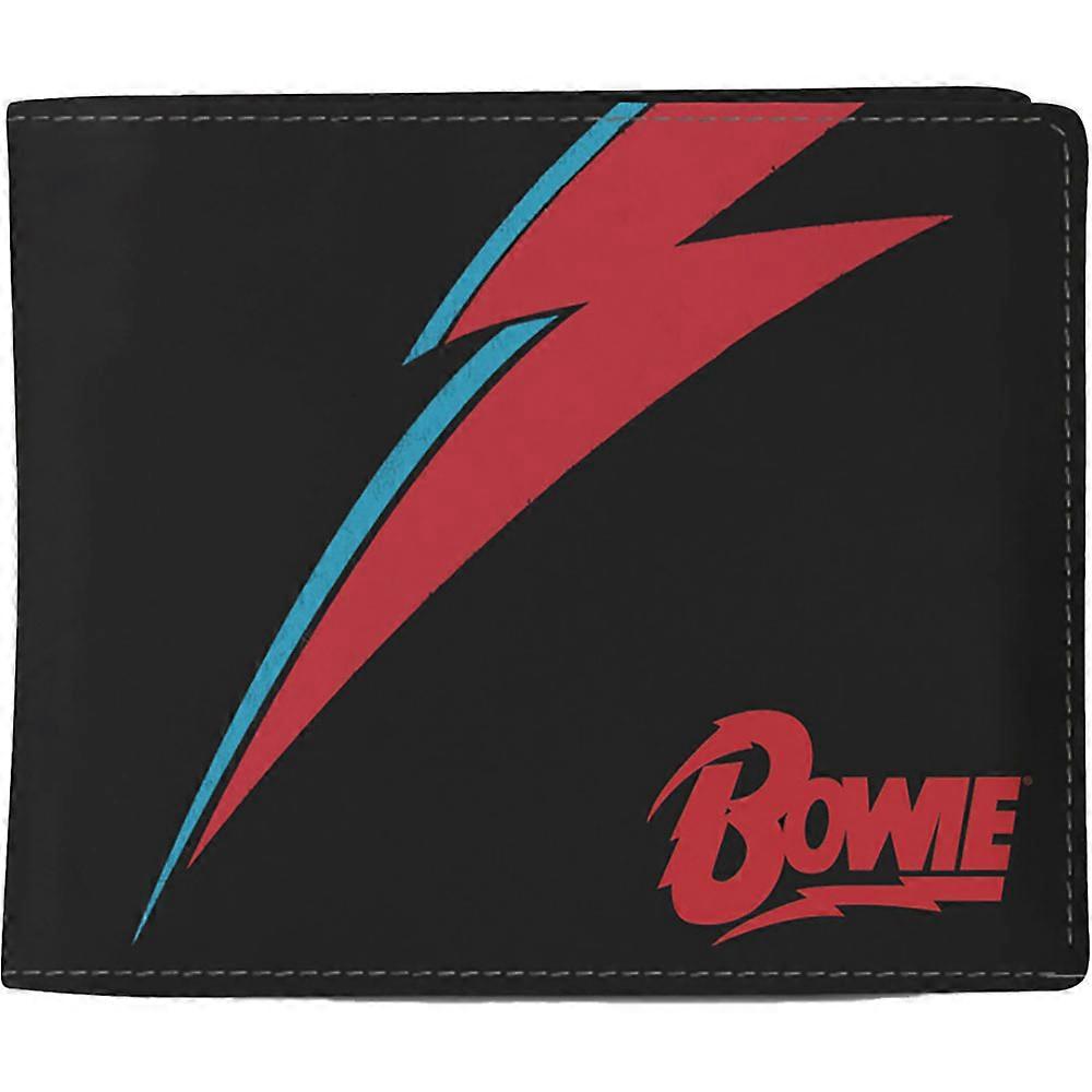 David Bowie Lightning Black Bifold Wallet