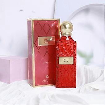 Balas Rose Eau de Parfum, 120 ml, Unisex-Duft, roter Kristallflakon mit goldenem Verschluss