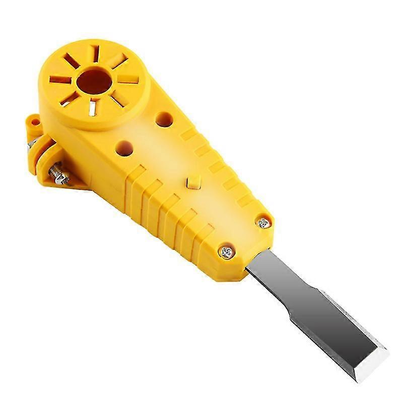 Mobile electric chisel, yellow