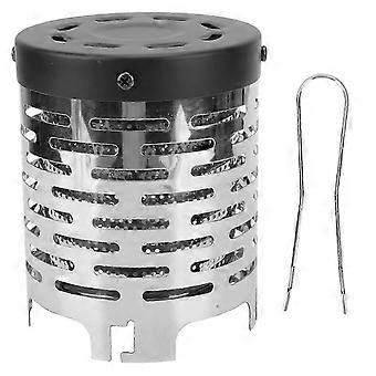 Camping Heating Stove Cover Portable Mini Stainless Steel Outdoor Camping Stove Accessories compatible with Autumn Winter