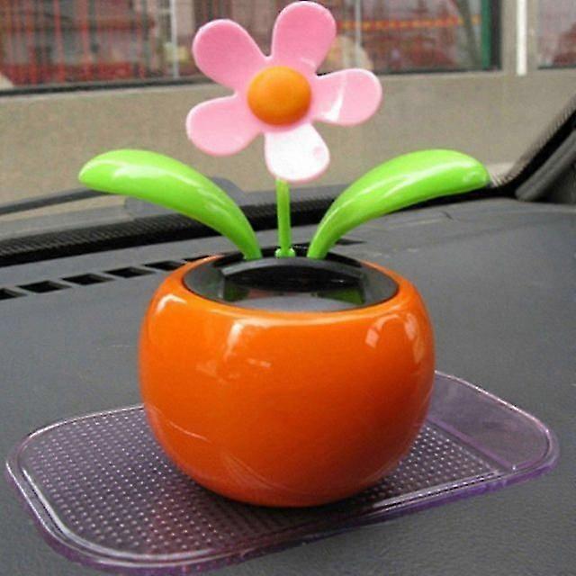 Funny Solar Powered Dancing Flower Auto doplňky Auto Interiér dekorace