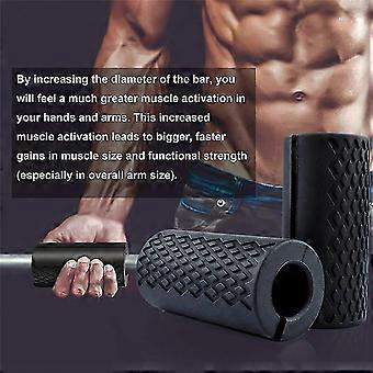 1PCS Barbell Dumbbell Booster Grip Portable Fitness Equipment Accessories Avoid Injury Increase Fric