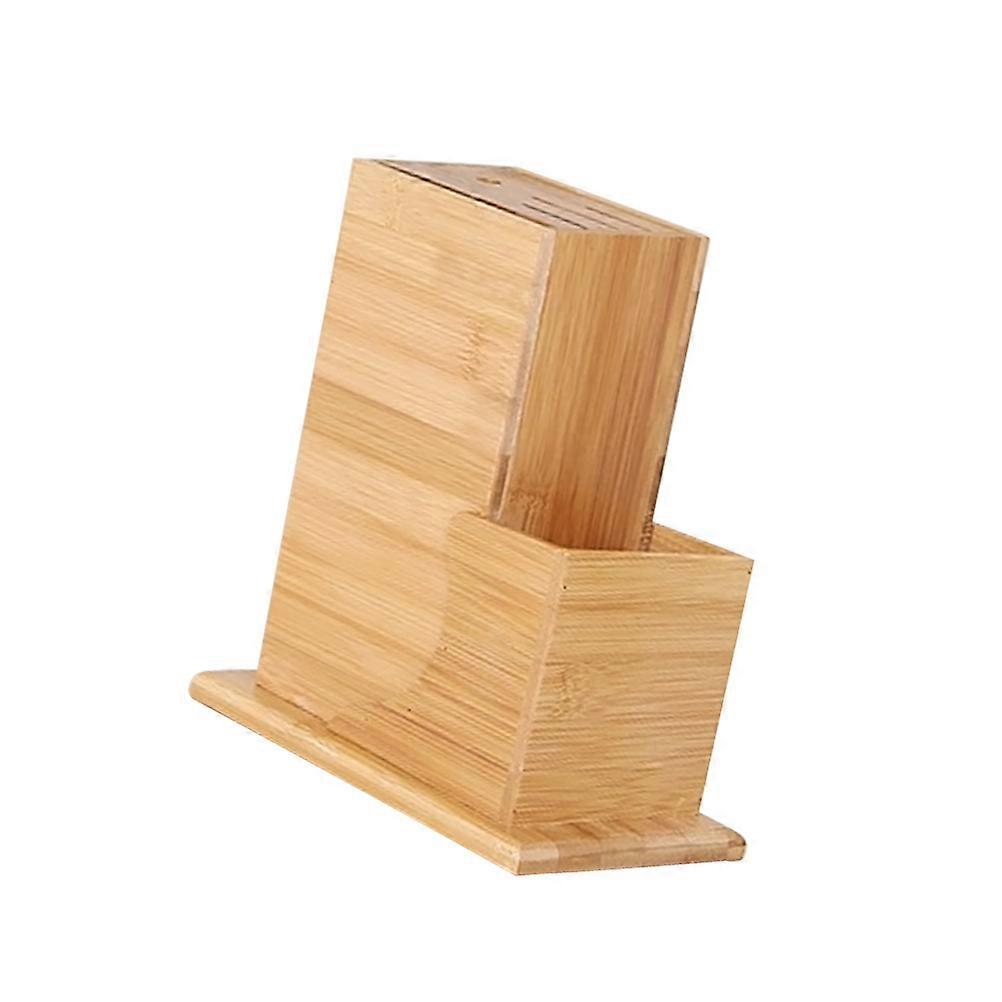 Bamboo Holder for Storage with Inserted Shelf