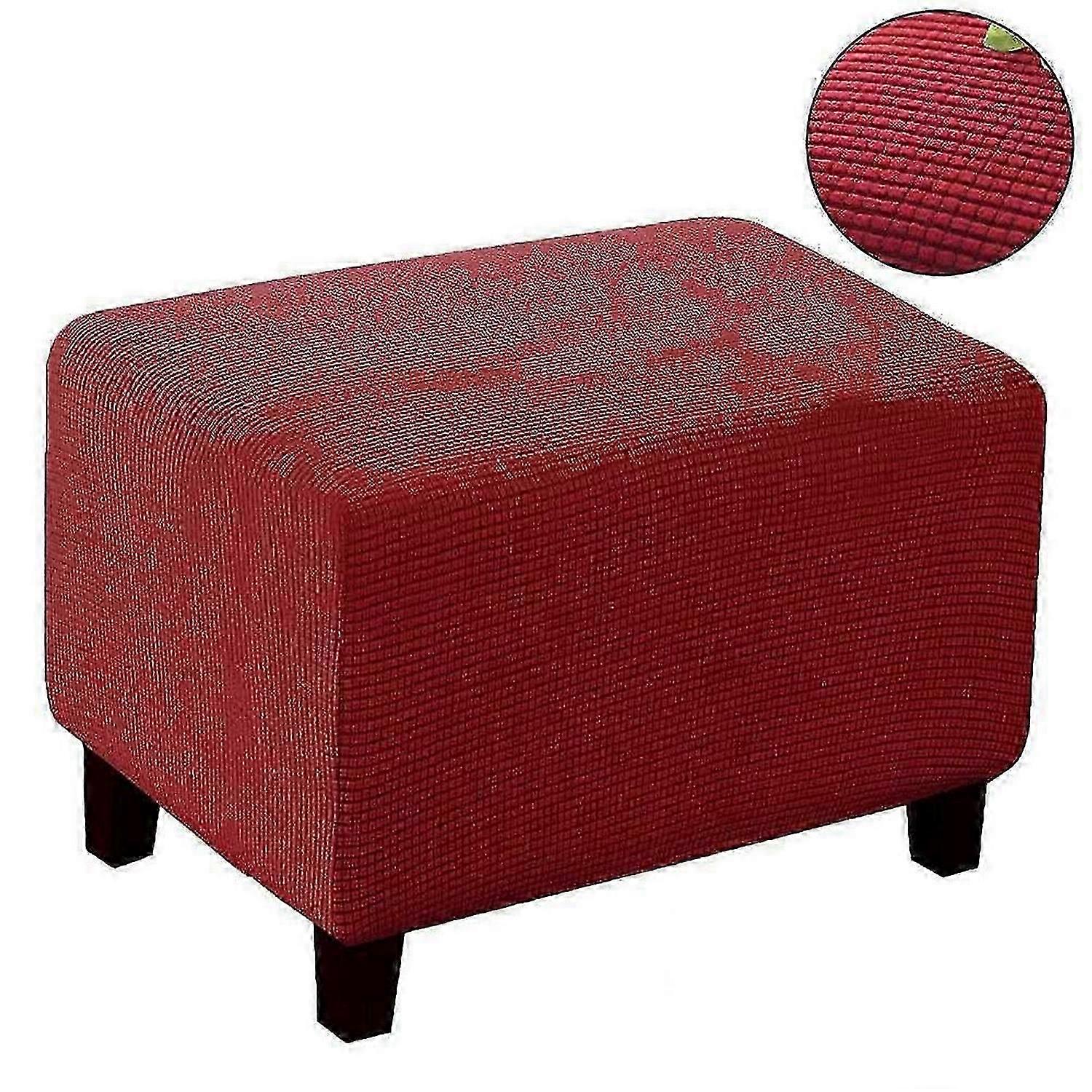 Elastic Protective Cover for Rectangular Footstool SZ