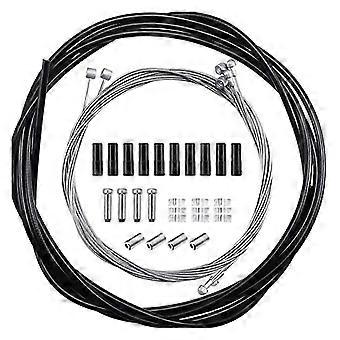 Kit de câbles de frein et de dérailleur universel pour vélo, avec gaines avant et arrière, pour un contrôle fiable.