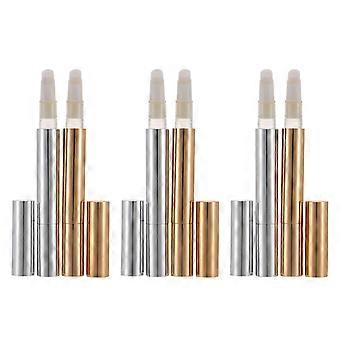 Makeup Empty Tube for Eyelash Growth Lip Gloss 6Pcs Plastic Tubes