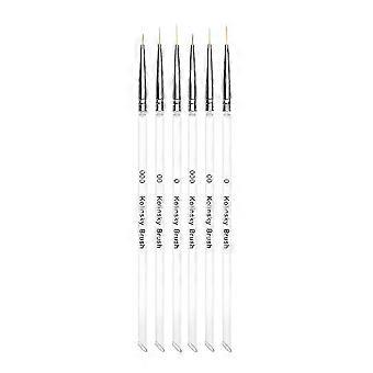 Nail Art Brush Double Head Nail Art Pen Brush for Women 12Pcs