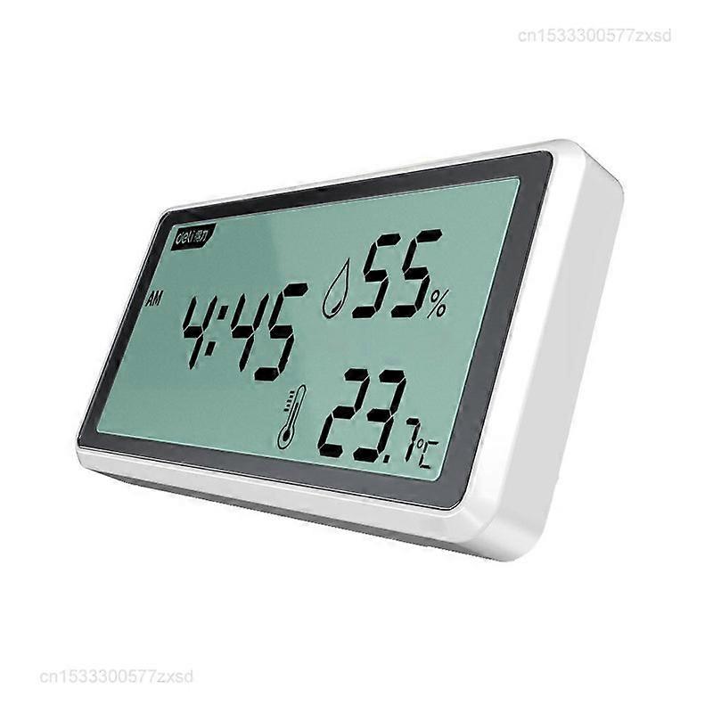 Deli Electronic Thermometer Hygrometer Weather Station Clock Timer High Precision LCD Screen Meter Temperature Controller