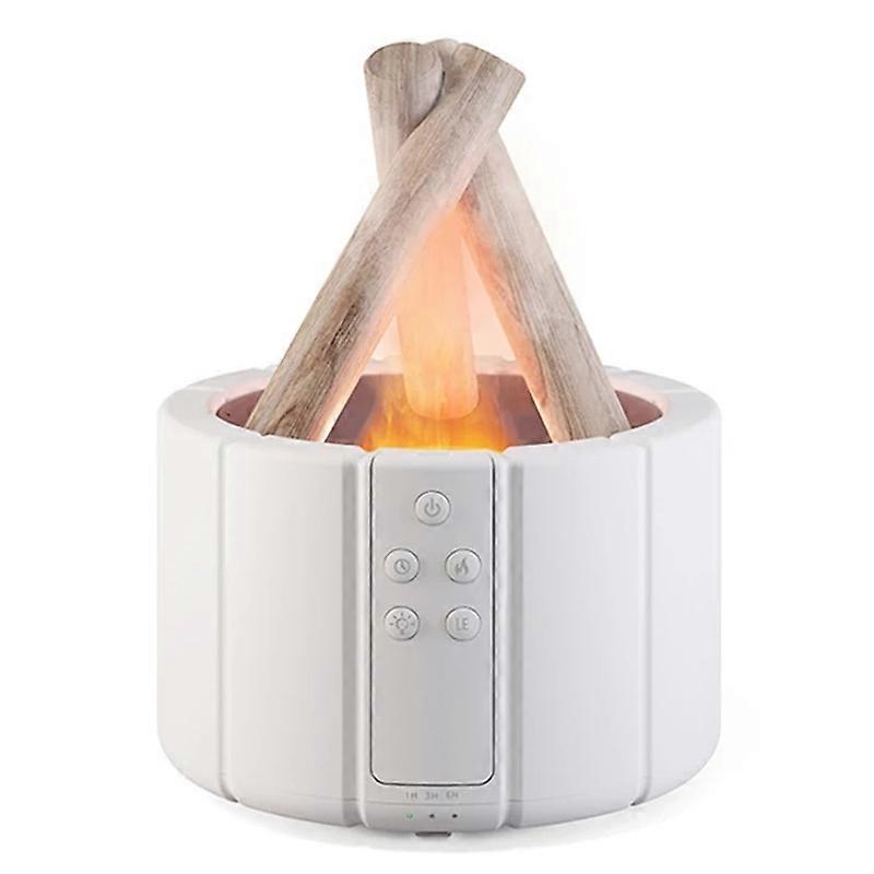 Bonfire Shaped Remote Control Aroma Diffuser Desktop Flame Humidifier