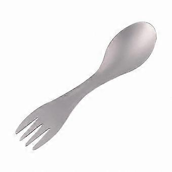Pure Titanium Spork for Outdoor Camping Hiking Picnic Backpacking